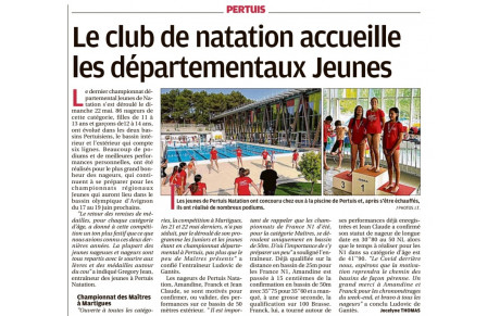 Pertuis Accueille le championnat départemental Mai 2022